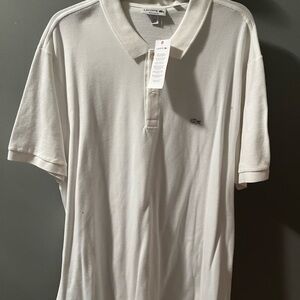 Lacoste Men's Classic White Polo Shirt